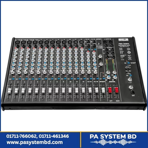 Ahuja PMX-1032DFX 48V 10-Channel Mixer With Built-in MP3 Player For Professional