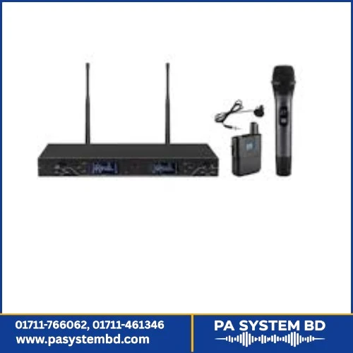 CMX WM-U200C UHF Dual Channel Wireless Microphone System