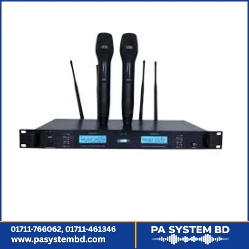 Verbex VT-KP96 Wireless Microphone System | Dual Channel & Portable