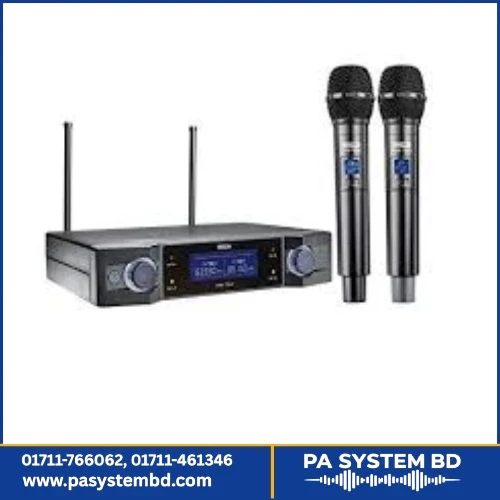 Ahuja AWM-700U2 UHF Dual Handheld Wireless Microphone | Professional Grade