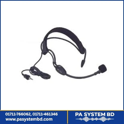 TOA WH-4000H Unidirectional Headset Microphone Clear Sound