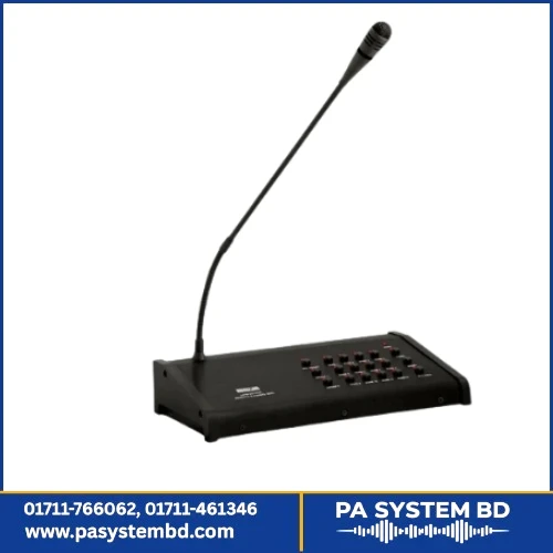 APM-201RM Ahuja 12-Zone Selector Switches Remote Microphone