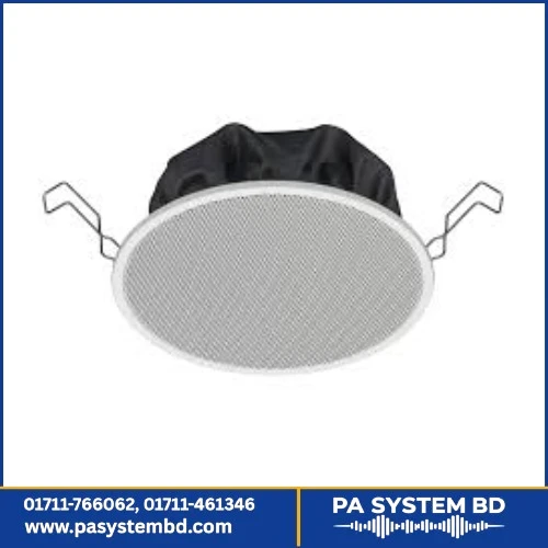 TOA PC-1860 6W Ceiling Mount Speaker – 5-Inch Full-Range 100V/70V Line Paging Speaker