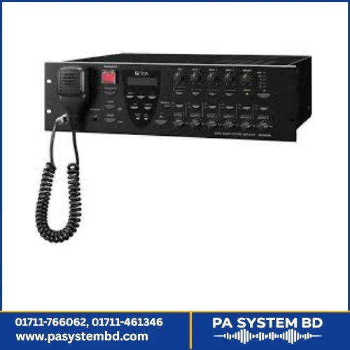 TOA VM-3360VA Digital VA Controller – 360W Rated Output – Fully Monitored 6-Channel Voice Alarm System