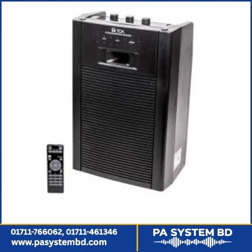 TOA WA-1830M 30W Portable PA – Dual Wireless Receiver Slots – Digital Tuner with USB/SD Recording & Playback