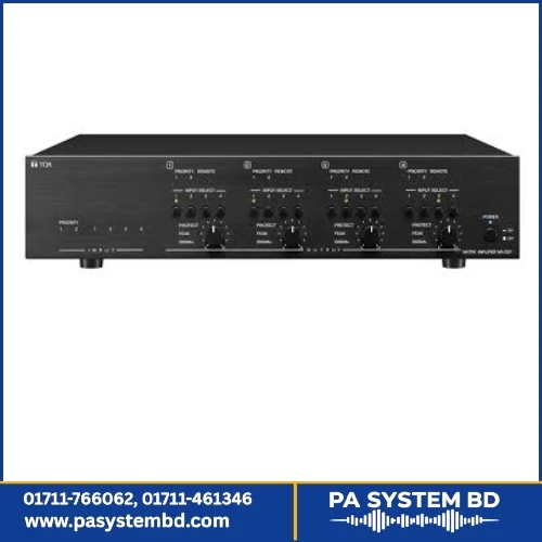 TOA MA-725F 4-Channel Amplifier for BGM & Paging