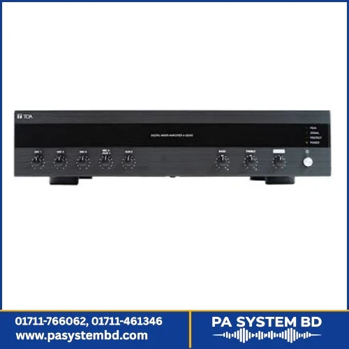 TOA A-3248D Digital Mixer Amplifier – 480W High-Power PA System for Large Venues & Warehouses