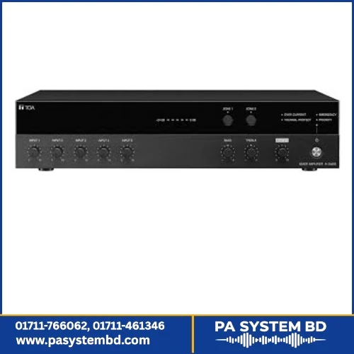 TOA A-3548D Digital Mixer Amplifier | 480W, 2-Zone PA System