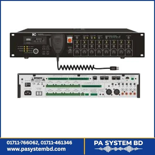 ITC VA-6200MA Voice Alarm Evacuation System Controller, 500W, can support 8 zones