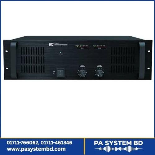 ITC T-2S120 RMS 2×120W Two Channel Power Amplifier, 100V/70V/4ohms
