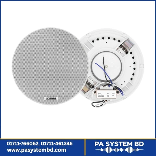 DSP7011 6.5 Inch Frameless 10W Ceiling Speaker with Transfomer