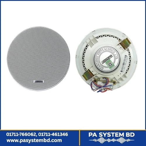 DSP5211 10W 6.5 Inch Coaxial Frameless Ceiling Speaker
