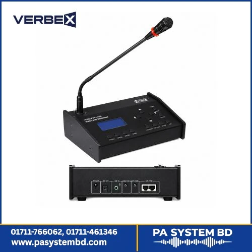 Verbex VT-LT208 Professional Remote Zone Microphone for Industrial Announcement