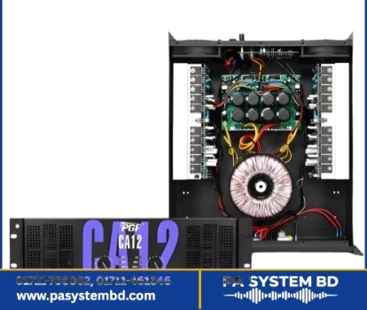 Soundstandard CA12 (2U) 800-Watt 2 Channels Professional High Output Karaoke Amplifiers Speaker Bass Power Amplifier
